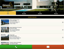 Tablet Screenshot of genesisbienesraices.com